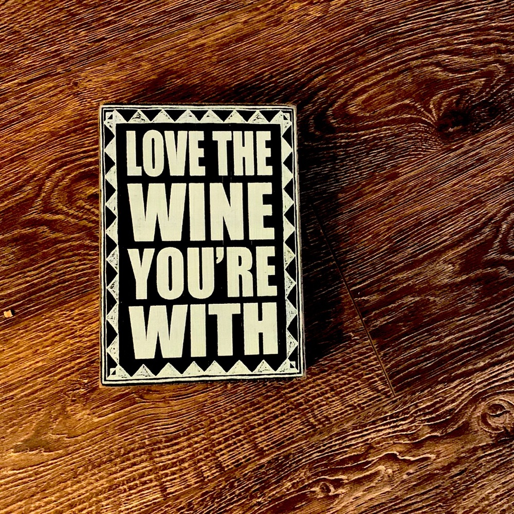 Wood sign